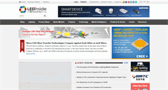 Desktop Screenshot of ledinside.com